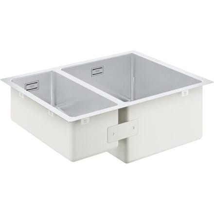 Grohe K700 stainless steel sink 59.5 x 45 cm with 1.5 basin, for installation right, 31576SD1