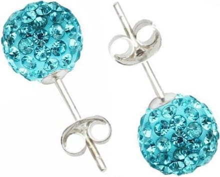 Fako Bijoux® - Oorbellen - Disco Dots - Steker - Turquoise