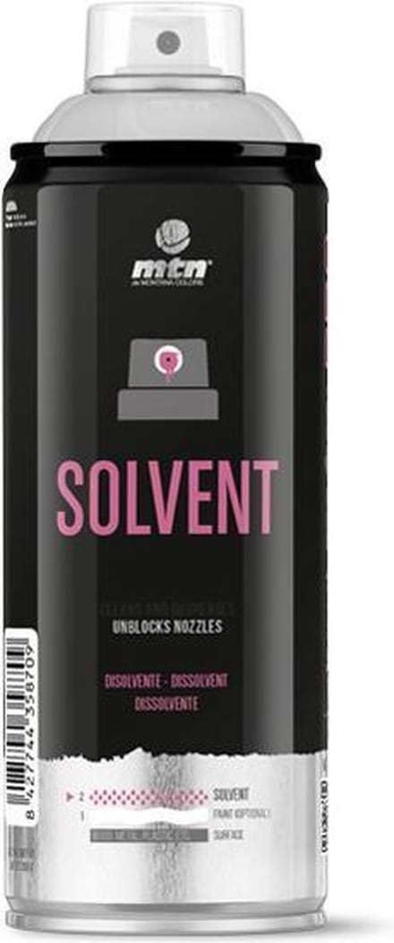MTN Solvent Cap Cleaner 400ml - Spuitbus waarmee u het spuitmondje ontstopt