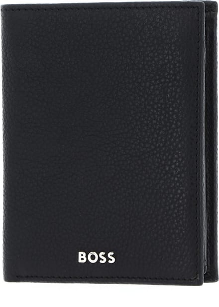 HUGO BOSS Leren Portemonnee Classic Grained Wallet Black Zwart