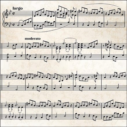 Ambiente - lunch servetten - Sheet music