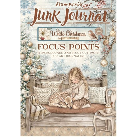 Stamperia A5 Junk Journal Focus Points "White Christmas"