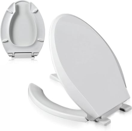 Toiletbril - WC Deksel - Comfortabel Gebruik - Softclose Mechanisme - 36 x 46 cm - Wit