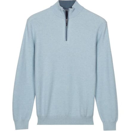 Baileys – Heren Trui – Half Zip Pullover – Regular fit – Lichtblauw – 618491-615