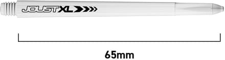 Red Dragon Joust XL White- Dart Shafts