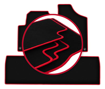CARLUX-RED automatten voor: Ford Galaxy MK1 minivan (1995-2006)
