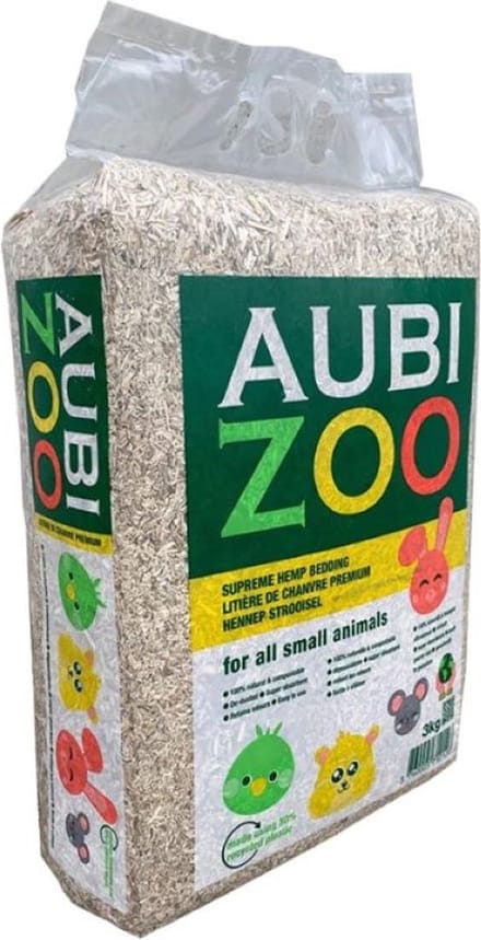 Aubizoo - Hennep strooisel - 3 KG (Voorheen Cocoon)