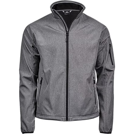 Tee Jays - MenÂ´s Lightweight Performance Softshell Jacket - Grey Melange maat M
