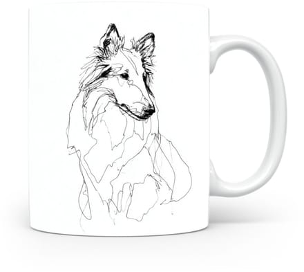 Beker Schotse Collie (Rough Collie)