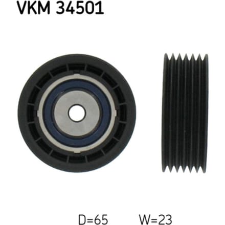 Rondsel/geleiderpoelie, V-riem SKF VKM 34501
