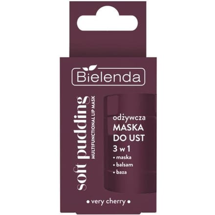 Bielenda SOFT PUDDING Nourishing 3-in-1 Lip Mask Very Cherry 12 g