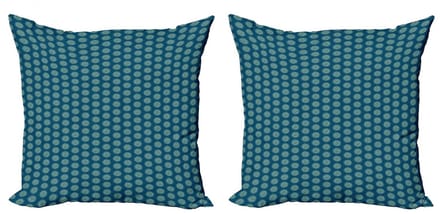 ABAKUHAUS Kussenhoes Set – Dubbelzijdig Bedrukt – 2x40x40 cm