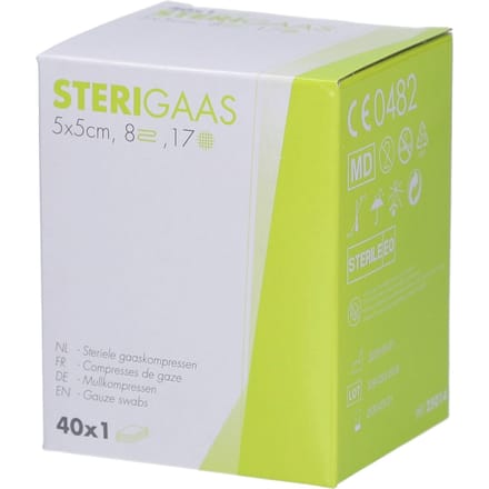 Sterigaas Kp Ster 8l 5,0x 5,0cm 40x1