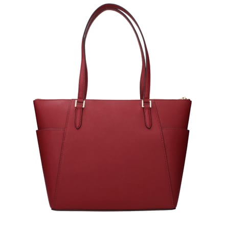 Michael Kors Rode Leren Schoudertas