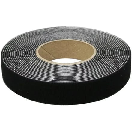 HPX Klittenband (lus) ZWART 20mm - 5 meter