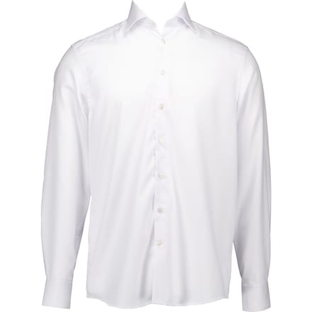 John Miller  Lange Mouw Overhemden Wit 5141188