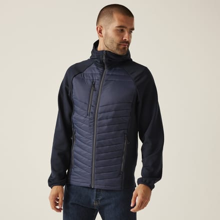 Gevulde Jas Hiking Heren Nagate Hybrid Jacket