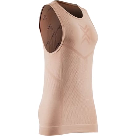 X-Bionic Xceed Run Tanktop Dames Fresh Peach/Dusty Rose - Maat M