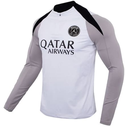 Nike Paris Saint Germain Drill Top 2025/2026 - Grijs/Wit/Zwart - Maat XS - Heren