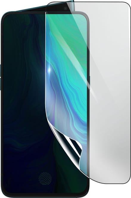 3mk, Geschikt voor Oppo Reno 10X Zoom, Schokbestendige Hydrogel Screenprotector, Transparant