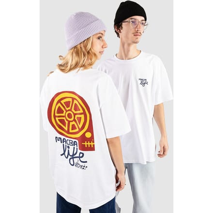 Macba Life Skull T-Shirt wit