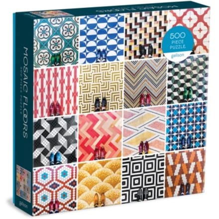Mosaic Floors 500 Piece Puzzle - Galison