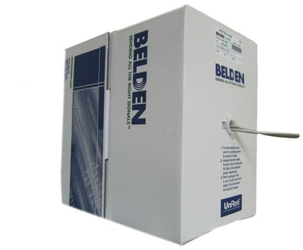 Belden 1583E Cat5e UTP netwerk kabel stug 305 meter 100% koper