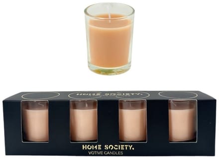 Home Society Votive Candles Peach