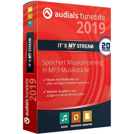 Audials Tunebite 2019 premium muzieksoftware, [download] [onmiddellijke levering].