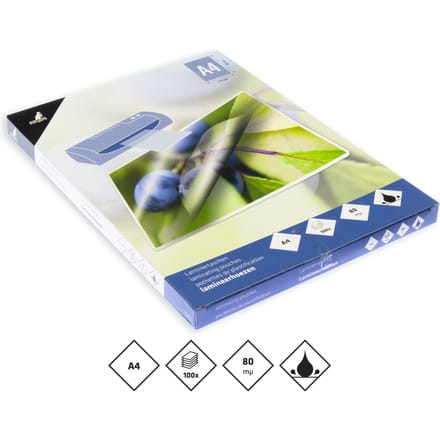 Kangaro lamineerhoezen - A4 - 80 micron - glanzend - 25 stuks