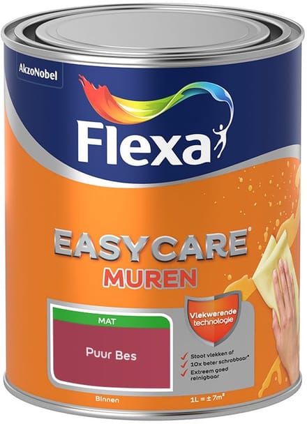 Flexa - Easycare Muren - Puur Bes - Mengverf - 1 L