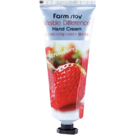 FARM STAY Différence Visible Crème Mains Fraise 100g (3 Options) 1pcs gray