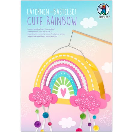 Lantaarn knutselset "Cute Rainbow"