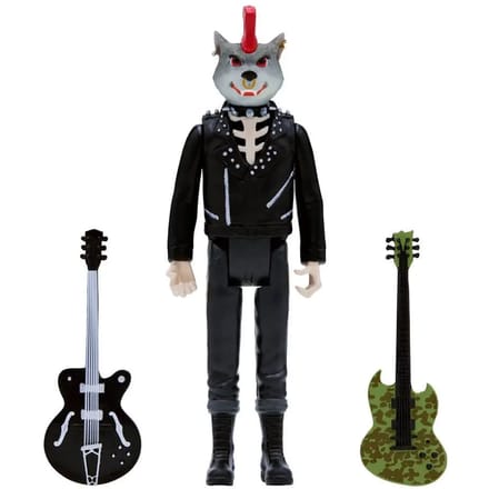 Verzamelaarsbeeldje Super7 Rancid ReAction Skeletim (Wolf Head)