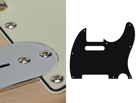 Boston TE-310-M pickguard, Teaser, standard, 3 ply, mint green