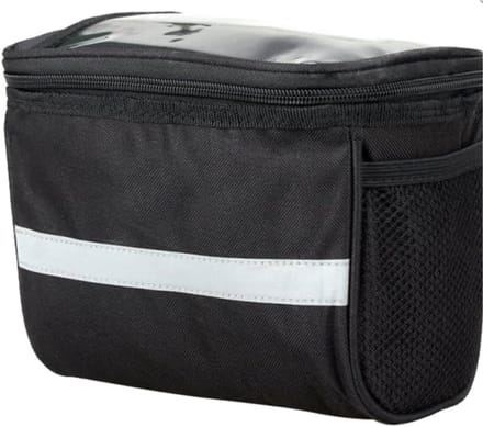 White-Label® Stuurtas Fiets - Enkele Fietstas Afneembaar - Zwart