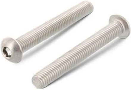 Inbusbout Iso7380 Bk M5x6 - RVS - A2 - 200 Stuks
