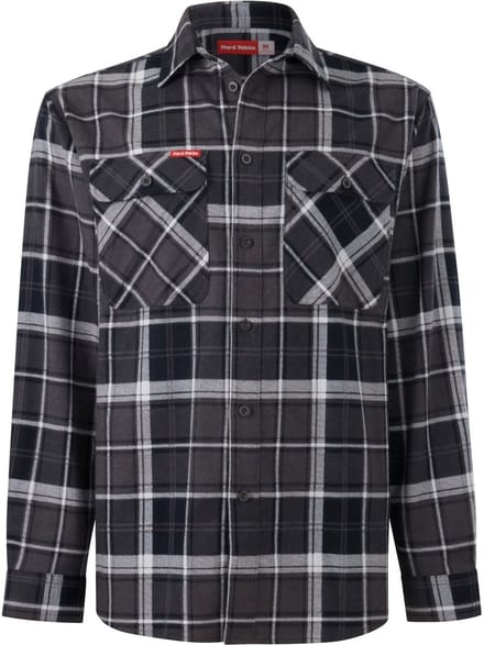 Hard Yakka Core Flanellen Overhemd | Houtskool - App Shirts - Maat M -