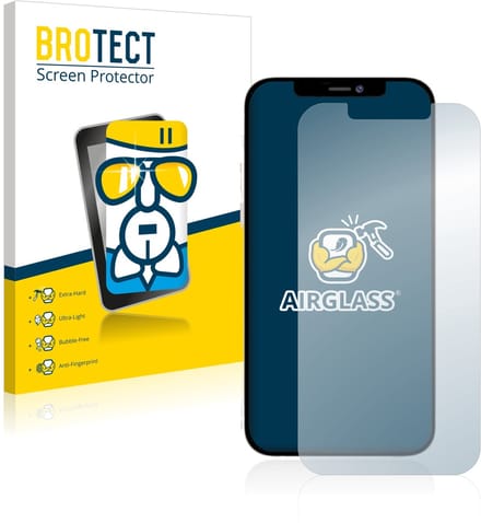 Screenprotector voor Apple iPhone 12 Pro Max Beschermglas transparant