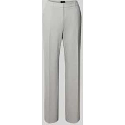 s.Oliver - female - Gestructureerde pantalon van viscosemix met een hoge tailleband