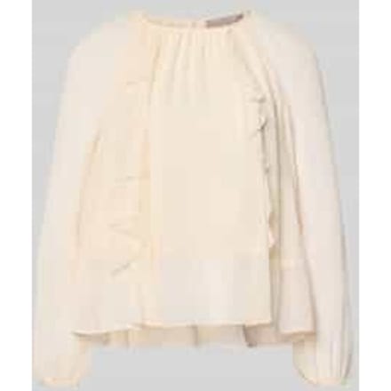 Blouse met rimpelingen