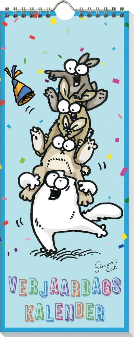 Verjaardagskalender Simon's Cat - 13 X 33 cm