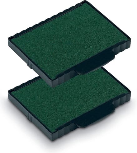 trodat Ersatzstempelkissen 6/57, grün, Doppelpack