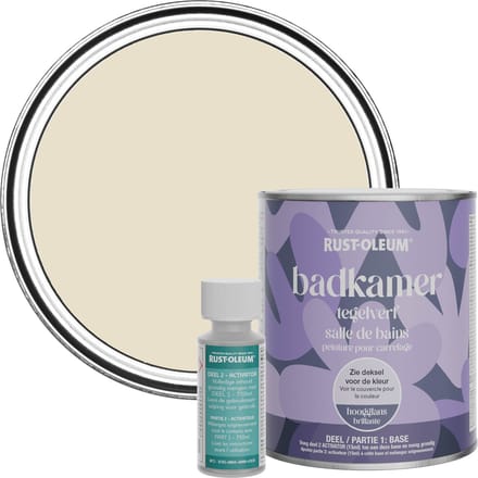 Rust-Oleum Beige Badkamer Tegelverf Hoogglans - Longsands Strand 750ml