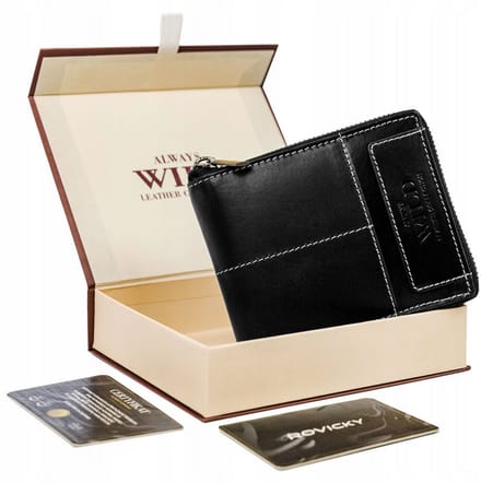 Always Wild - Leren Portemonnee - RFID-bescherming - 14 Kaartsleuven - Moderne Stijl