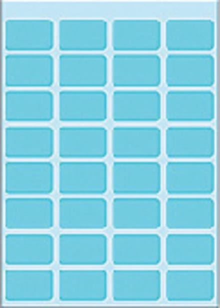 Etiket herma 3643 12x19mm blauw 160st | 10 stuks