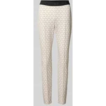 slim fit broek met logomotief