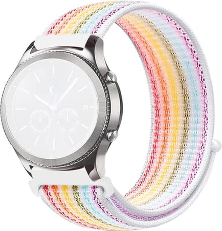 Nylon bandje - geschikt voor Garmin Vivoactive 4 / Venu 2 / Venu 3 / Forerunner 255 / 265 - multicolor