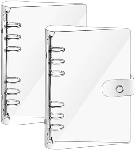 Notitieboek A5 met Ringband - 2 Stuks in Transparante PVC