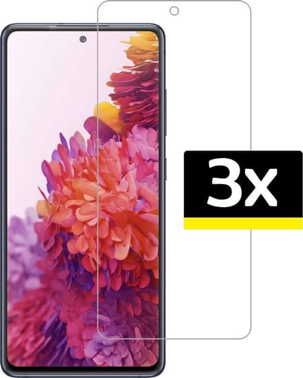 Screenprotector - Geschikt voor Samsung Galaxy S20 FE - 3 Stuks - Extra Sterk - Beschermglas - Gehard Glas - Tempered Glass - Screen Protector